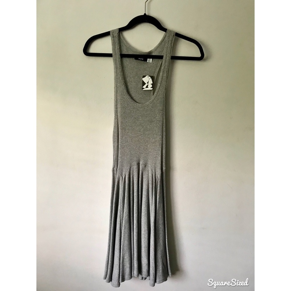 Ribbed, racer back dress